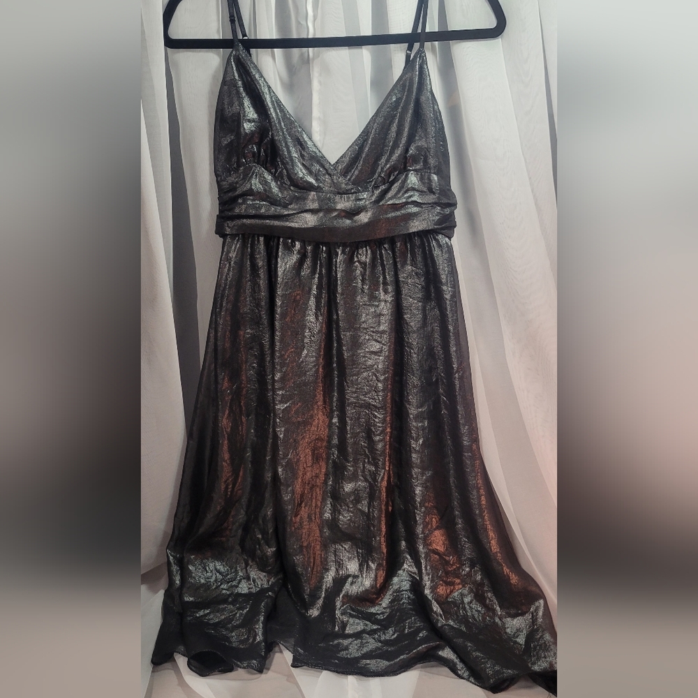 Studio M Metallic Black Dress